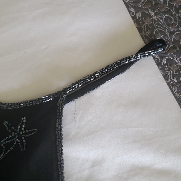 Black beaded formal dress - Picture 6 of 12